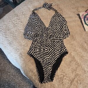 Bar III Monochrome Kids One Piece Swimsuit